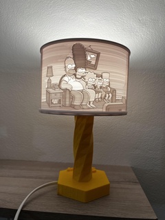 simpson lampada Omero lisa bart marginalità 3d print model - Mito3D