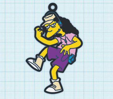 Simpsons otto anahtarlık 3d baskı stl dosya nesne pop kültür tasarım hayran Sanat hediye aksesuar animasyonlu komedi televizyon karikatür dizi dijital ikon animasyon tahsil edilebilir 3d print model - Mito3D