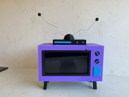 simpson televisione alexa staffa eco mostrare punto decorazione supporti alloggiamenti tele cucina salone bambini 3d print model - Mito3D