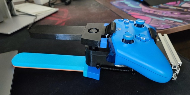 simracing sequentiell Schalthebel + Handbremse xbox Regler sim Rennen rig gedruckt 3d print model - Mito3D