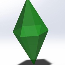 sims icon keyring the 3d print model - Mito3D
