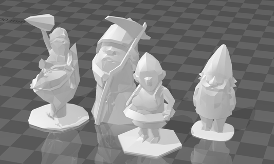sims lowpoly gnomes sims sims4 sims gnomes gnome garden gnome minis lowpoly  3d print model - Mito3D
