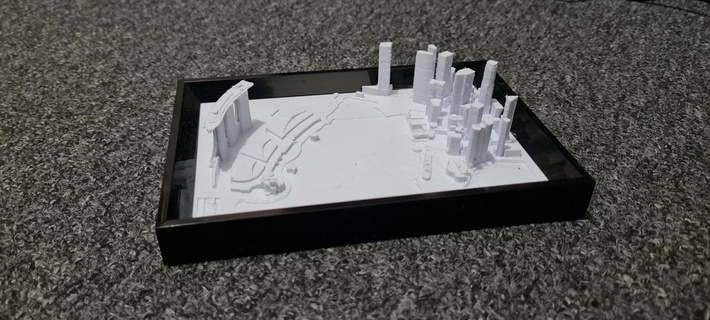 singapore marina bay architecture buildings design 3d print model - Mito3D