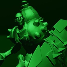 singed stand lol logo 3d print model - Mito3D