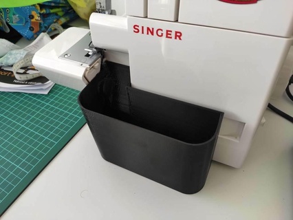 singer 14sh754 waste tray bin overlock sewing accessories props fashion 3d print model - Mito3D