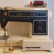 singer electronic 560 spool holder mod tool thread threads tailor wire sewing machine 3d print model - Mito3D