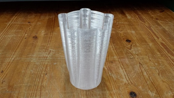 single perimeter tazza vaso domestico 3d print model - Mito3D