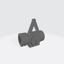 tek dingilli römork dolly çeşitli yarı n ölçek 3d print model - Mito3D