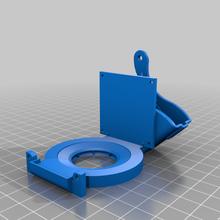 single cooling fan biqu b1 5015 duct part 3d_printer_parts 3d print model - Mito3D