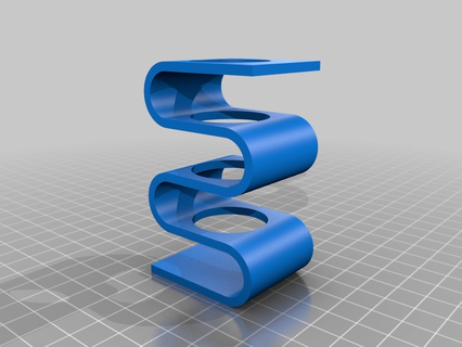 soltero curva prueba tubo soporte aire libre jardín ocupaciones 3d print model - Mito3D