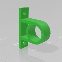 single dia 28mm tringle bracket support from rod 3d print model - Mito3D
