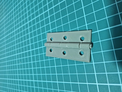 single hinge hinge door house  3d print model - Mito3D