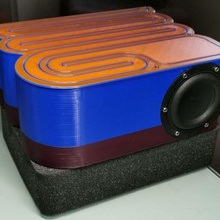 tek parça 360 band subwoofer füzyon tang hexibase gadget hoparlör ses 3d print model - Mito3D