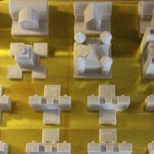 single-player-Blatt emphes Burg-Schachspiel Architektur Gebäude-Strukturen Schach Burg actuallyprints 3d print model - Mito3D