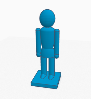 soltero marioneta mostrador empeñar juguete figurilla 3d print model - Mito3D