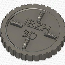 single screw-on bobbin cover 3d print model - Mito3D