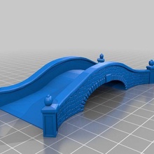 tek yayılma taş yol köprü mimari binalar yapılar 3d print model - Mito3D