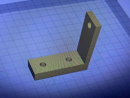 solteiro quadrado quadrado simples 3d print model - Mito3D