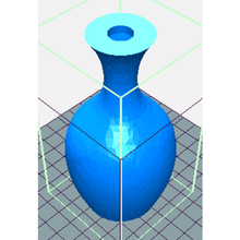 einzelne vase rose home Töpfchen 3d print model - Mito3D