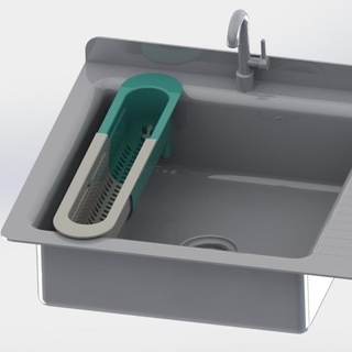 lavabo caddy mutfak organizatör organizasyon Aksesuarlar sünger Kulp destek bulaşık yıkama araçlar tezgah dağınıklık temizlik gereçler temizleyici hijyenik depolama düzenli kurutma raf kolay temiz kompakt tasarım ev esaslar modern işlevsel gadget 3d print model - Mito3D