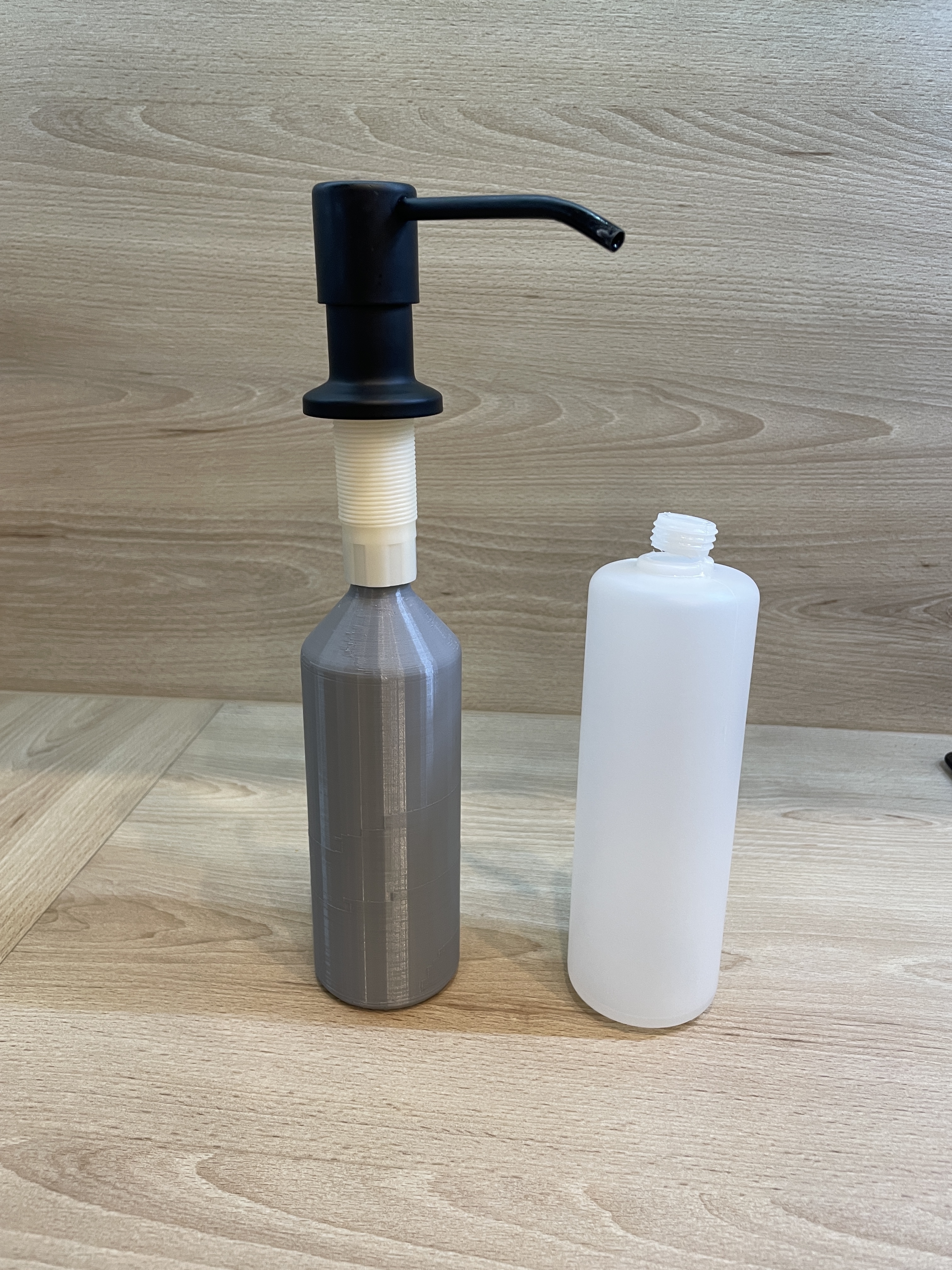 sink soap dispenser kitchen 3D print model - Mito3D