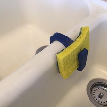 sink sponge holder home cleaning kitchen rag sanitary dining 3d print model - Mito3D