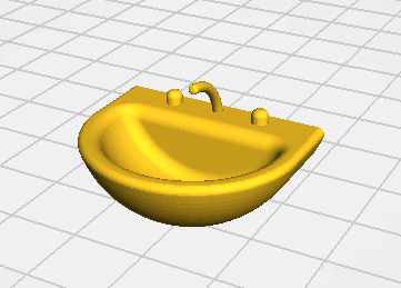 sinks without feet bathroom washbasins model 3d print model - Mito3D