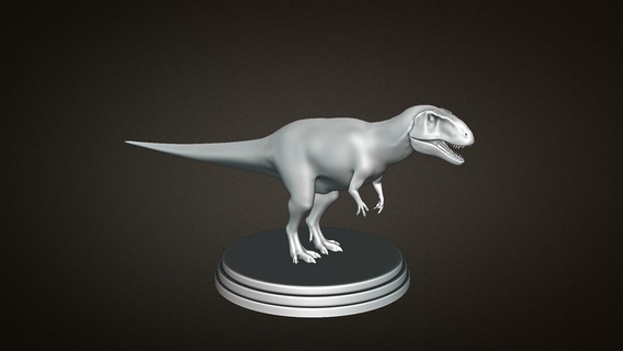 sinraptor dinossauro 3d impressão brinquedo modelo brinquedos 3d print model - Mito3D