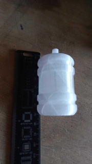 siphon l'eau bouteille clé bague 3d print model - Mito3D