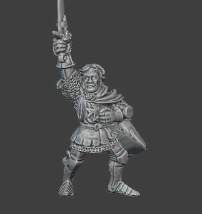 signore felix gioco mordheim oldhammer cavaliere bretonnia peltro metallo 3d print model - Mito3D