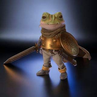 sir frog chrono trigger Art rpg nintendo toys game 3d print model - Mito3D