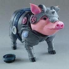 sir pigglesby most noble piggy bank home 3d print model - Mito3D