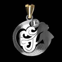 siren jewelry mermaid fish skull pendant pendants stl 3d print cnc 3d print model - Mito3D