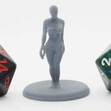 siren - tabletop miniature game 28mm beauty dnd dungeons dragons fantasy figure miniatures pathfinder succubus toy wargaming warhammer woman 3d print model - Mito3D