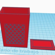 sirena cigarrillo caja cigarrillos escamas 3d print model - Mito3D