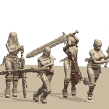sœurs de saint-scie à chaîne jeu sororitas les bataille 40k warhammer 3d print model - Mito3D