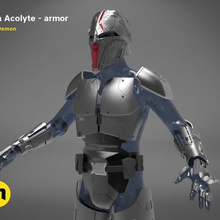 Sith Akolyth Rüstung Helm Cosplay tragbar Star Kriege alt Republik Jedi Teller gepanzert galaktisch Spiele Film universum 3d print model - Mito3D