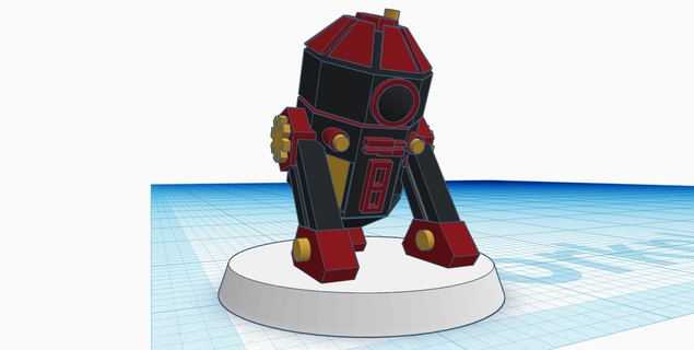 sith droide estrella guerras rpg 3d impresión 3d print model - Mito3D