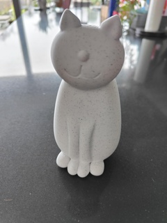 oturma kedi kedi hayvan heykel kedi 3d print model - Mito3D