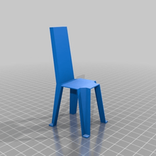 sitting chair3 the last one home model furniture 3d print model - Mito3D
