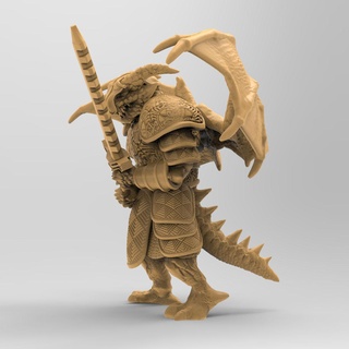 sivak draconiano miniatura dragonlance dnd 3d print model - Mito3D