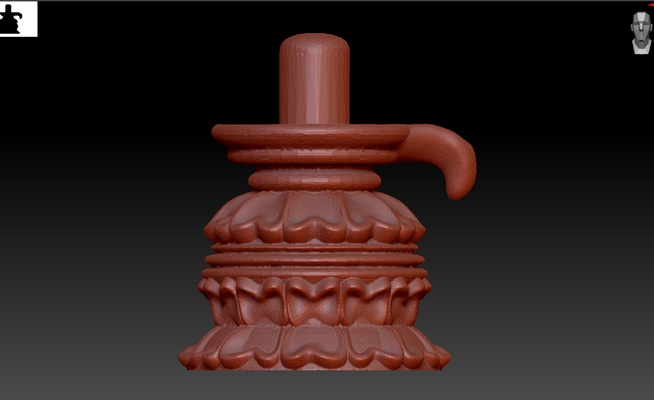 sivalingam argent 3d bijoux lingam seigneurie lord siva sivaperuma mahadeva seigneur hiva shankara rudra nataraja bhairava bholenath shambhu 3d print model - Mito3D