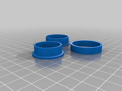taglia 13 liscio agitarsi filatore squillare personalizzato anelli 3d print model - Mito3D