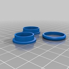 size 55 small band jewelry customized rings 3d print model - Mito3D