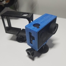 sjcam cadre gadget actioncam goproframe sj5000xelite sj5000 gopro 3d print model - Mito3D