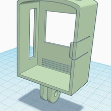 sjcam m20 caso bainha gopro Duplo monte gadget 3d print model - Mito3D