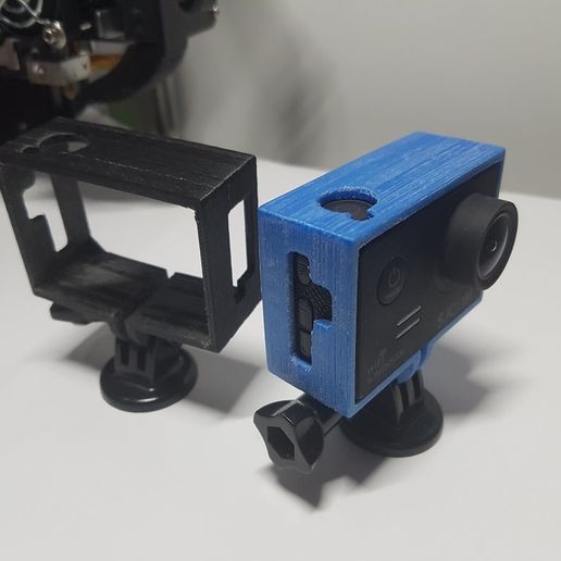 sjcam sj5000x seçkinler çerçeve gadget aksiyon kamerası füzyon fusion360 360 gopro binmek simplify3d sj5000 kamera 3D print model - Mito3D