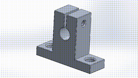sk8 sh8 Vertikale Art Halter Unterstützung 8mm linear Schiene Welle 3d print model - Mito3D