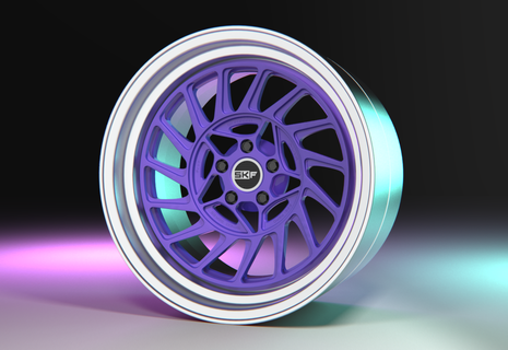 sk mason rims wheels stance 1 24 scalemodel forged 3d print model - Mito3D