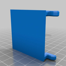 skadis 4 hooks base hook ikea pegboard peg board diy 3d print model - Mito3D